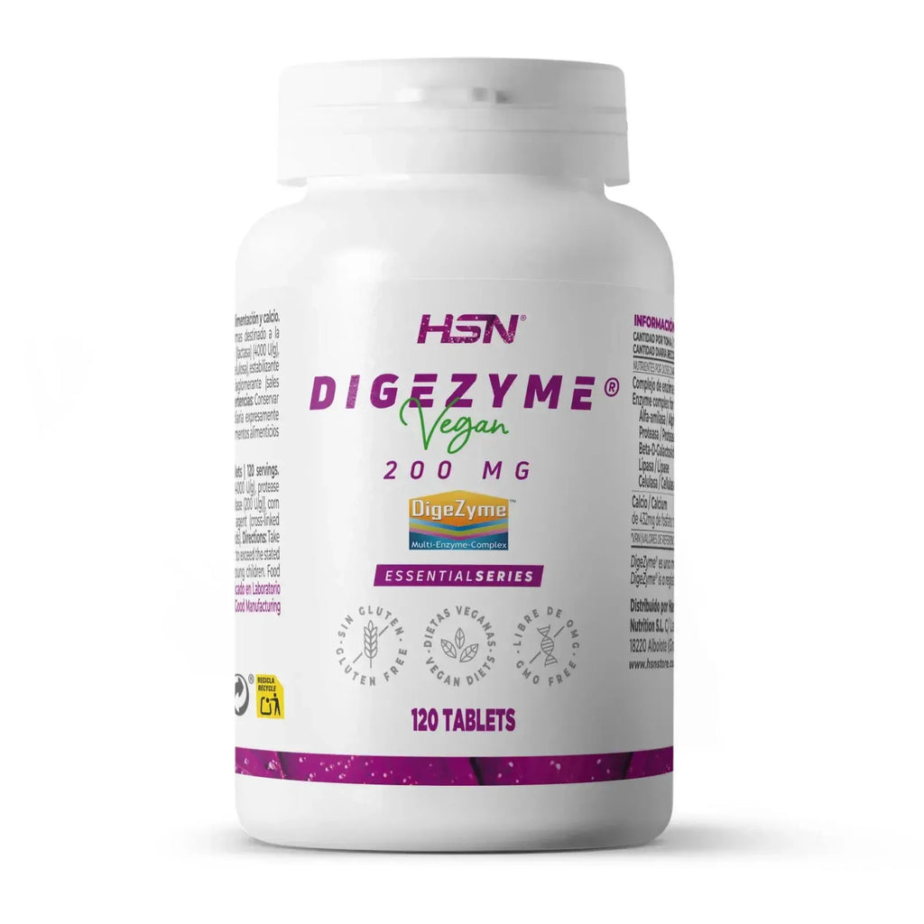 HSN DIGEZYME 200MG - 120 veg caps