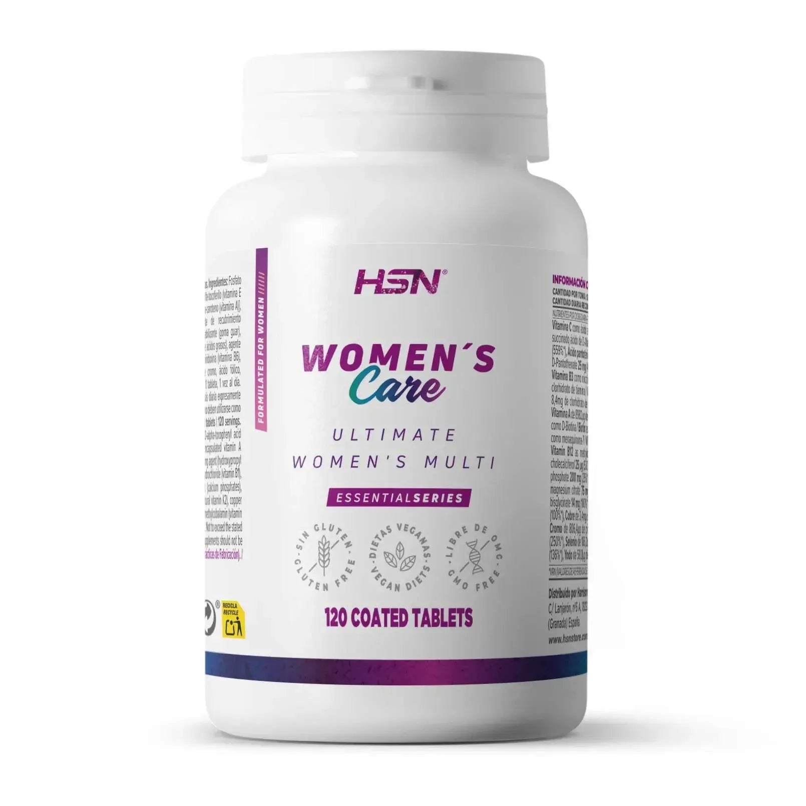 HSN MULTIVITAMÍNICO ESPECIAL MUJER - 120 tabs