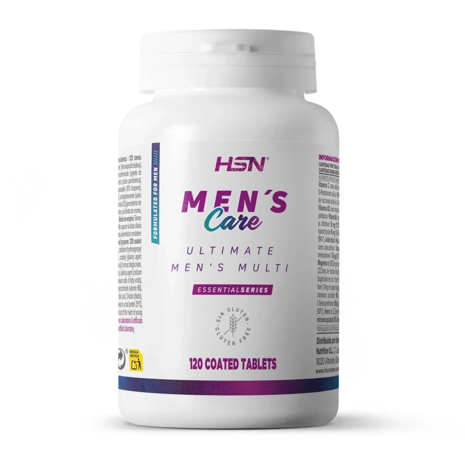 HSN MULTIVITAMÍNICO ESPECIAL HOMBRE - 120 tabs
