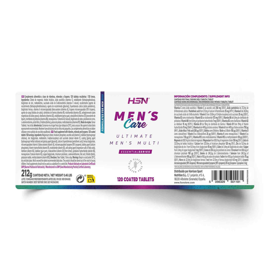 HSN MULTIVITAMÍNICO ESPECIAL HOMBRE - 120 tabs