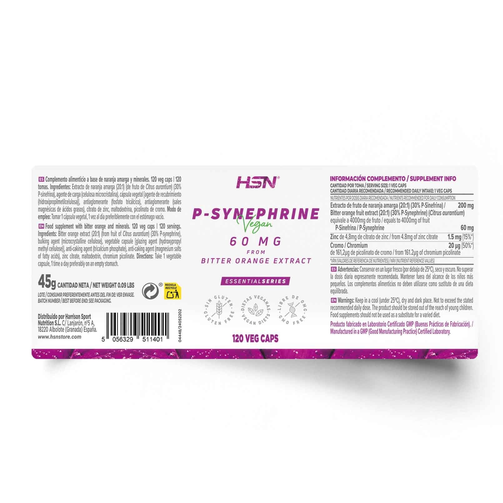 HSN P-SINEFRINA 60mg - 120 veg caps