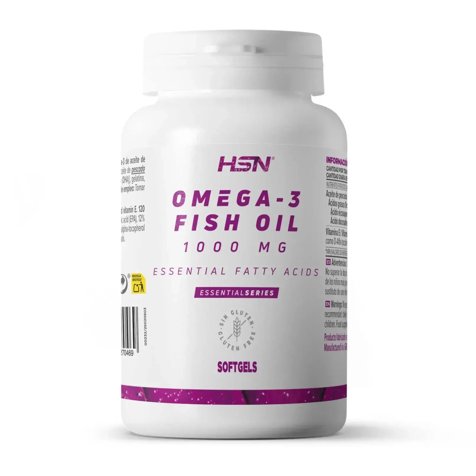 HSN OMEGA-3 ACEITE PESCADO 1000mg