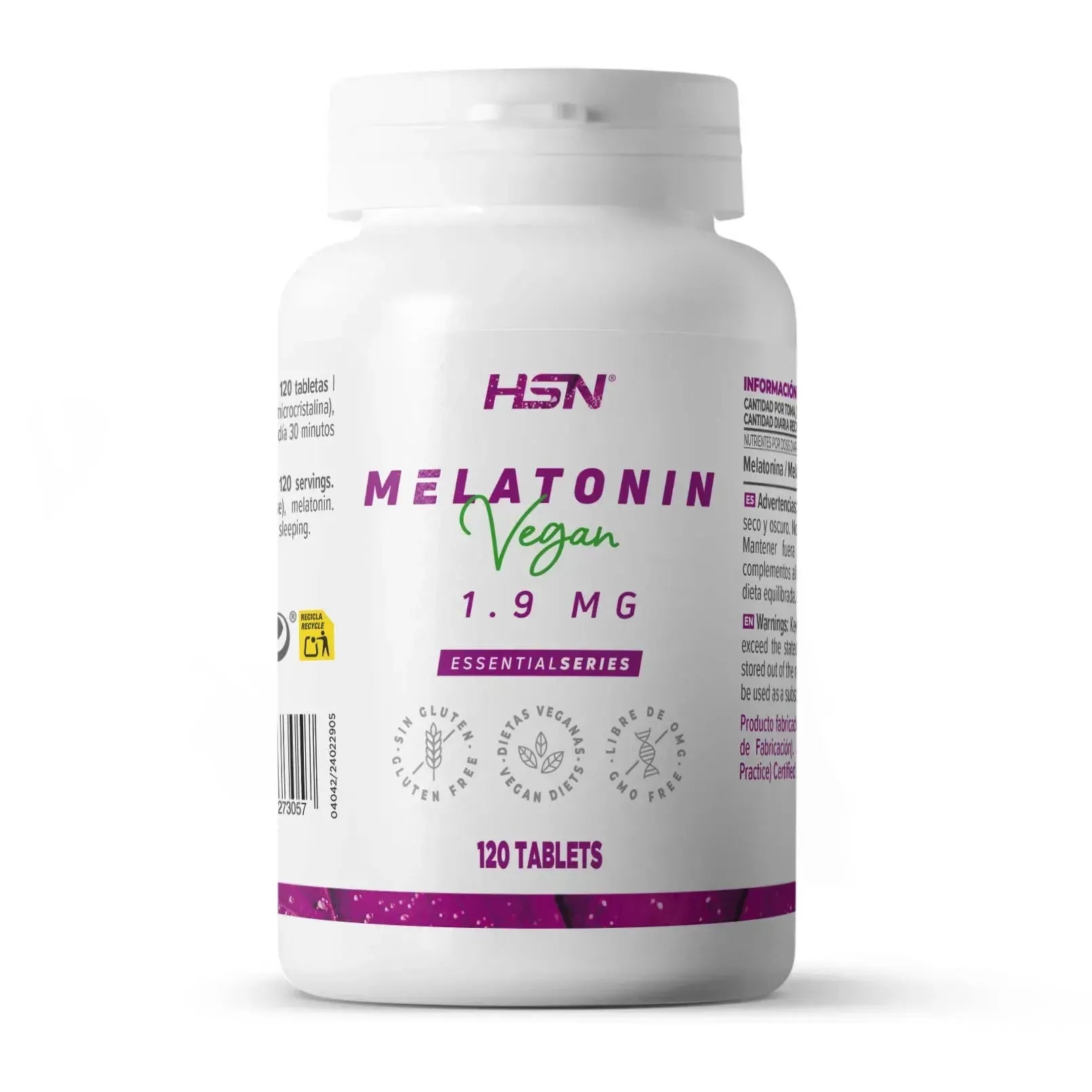 HSN MELATONINA 1,9mg - 120 tabs