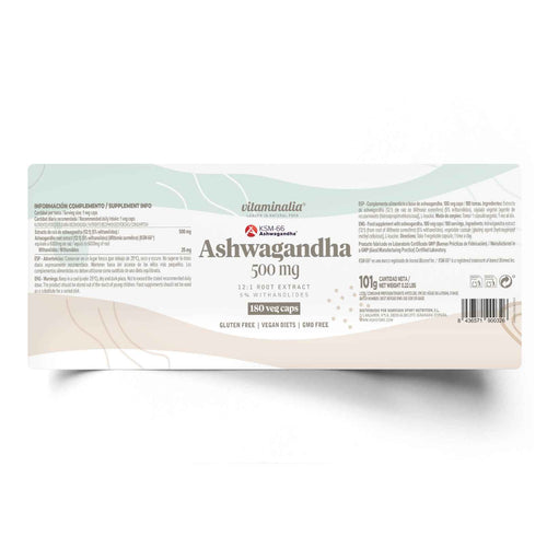 ASHWAGANDHA KSM-66® 500mg - 180 veg caps