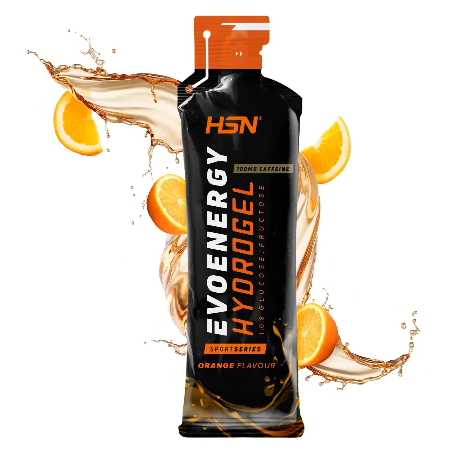 EVOENERGY HYDROGEL CON CAFEÍNA 70ml NARANJA