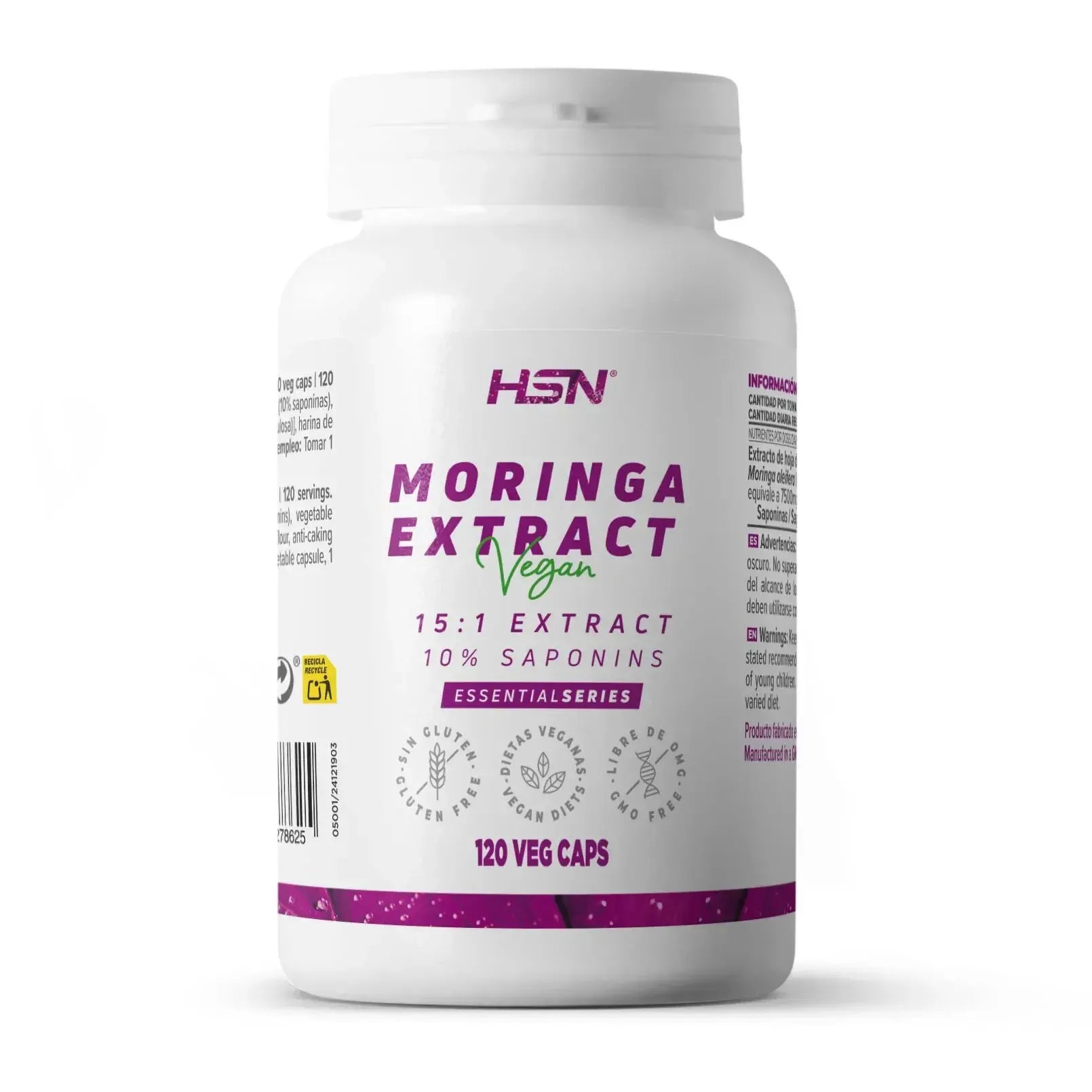 EXTRACTO DE MORINGA OLEIFERA (15:1) 500mg - 120 veg caps