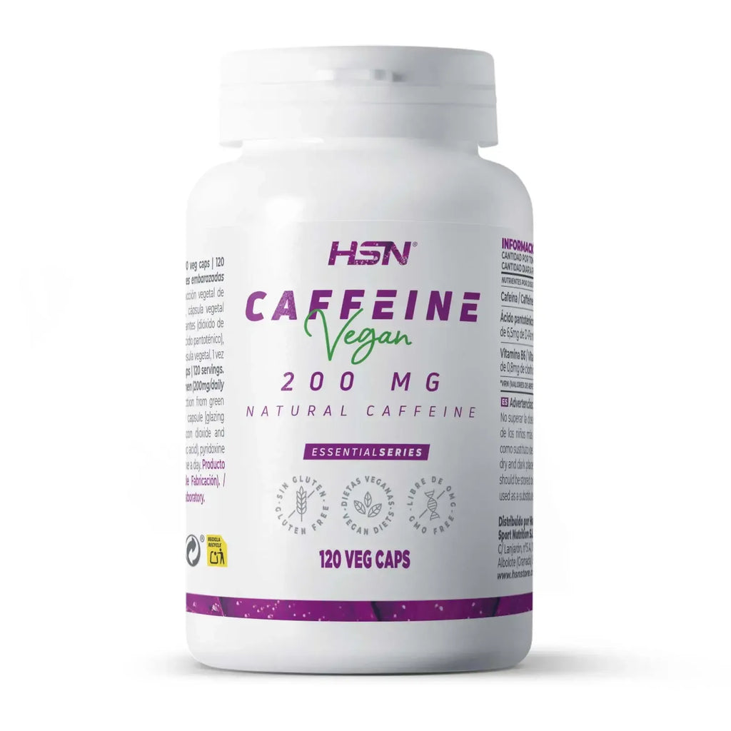 HSN CAFEÍNA NATURAL 200 mg - 120 caps