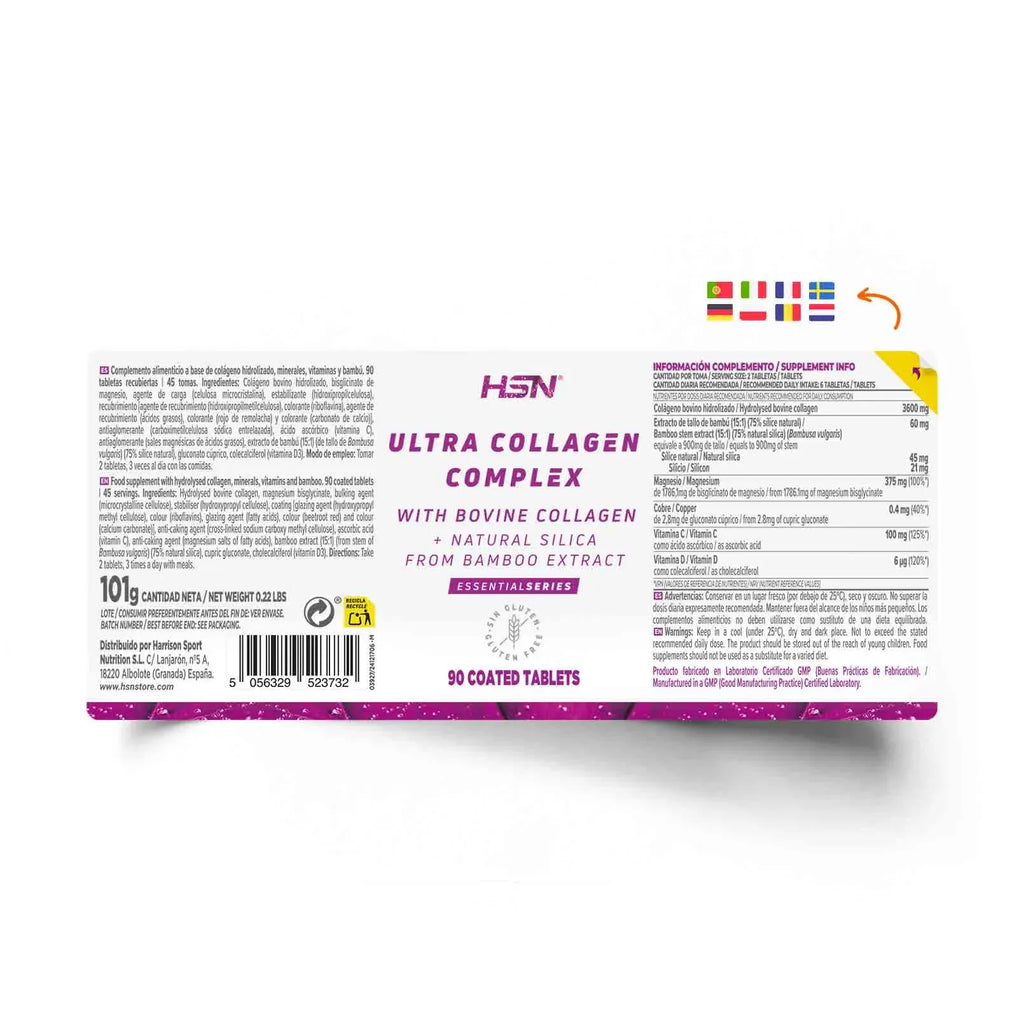 HSN ULTRA COLÁGENO HIDROLIZADO COMPLEX - 90 tabs